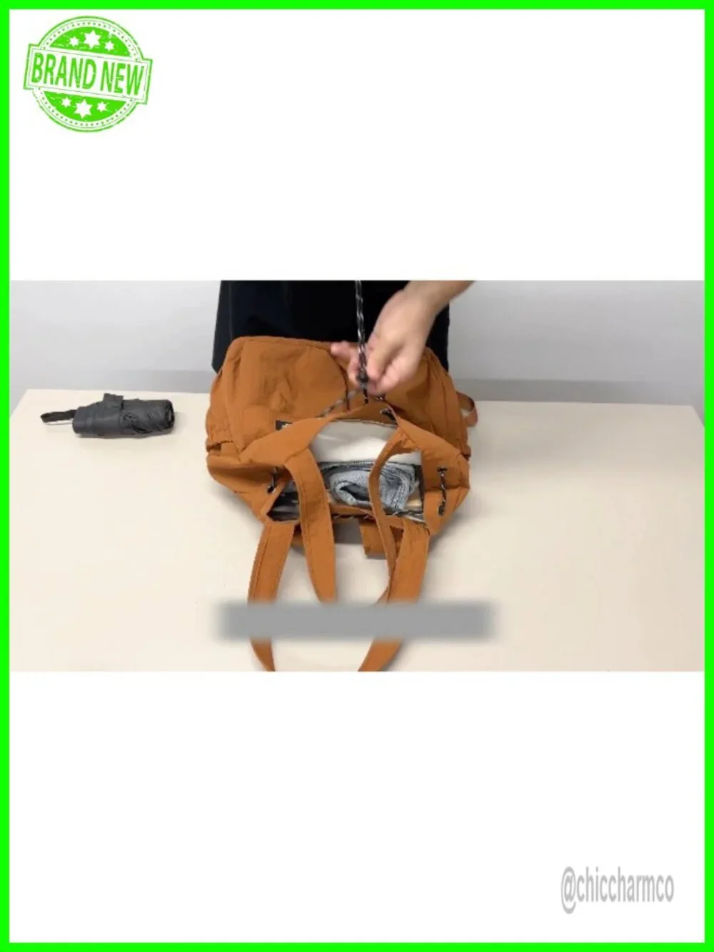 Nylon Slouchy Hobo Tote Bag Convertible Shoulder Backpack